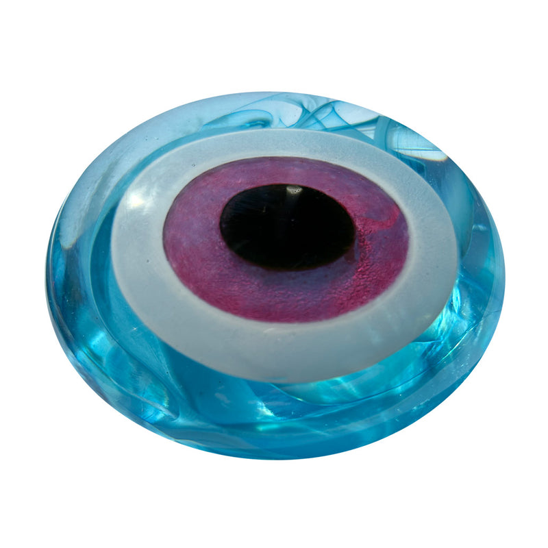 Acik turkuaz pembe Atolye 11 goz boncugu_Light turquoise pink evil eye bead