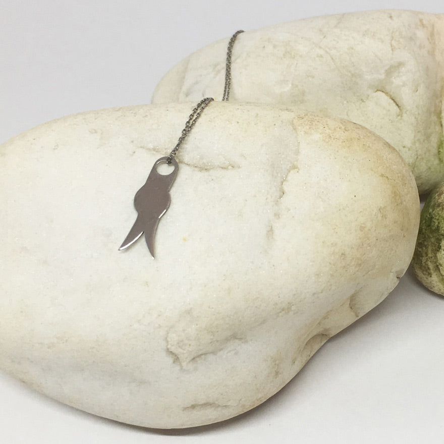 Insan motifli 925 ayar gumus kolye_Silver necklace with human motif