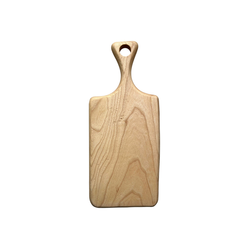 Sapli dikdortgen masif ahsap kesme tahtasi_Solid wood cutting board with handle
