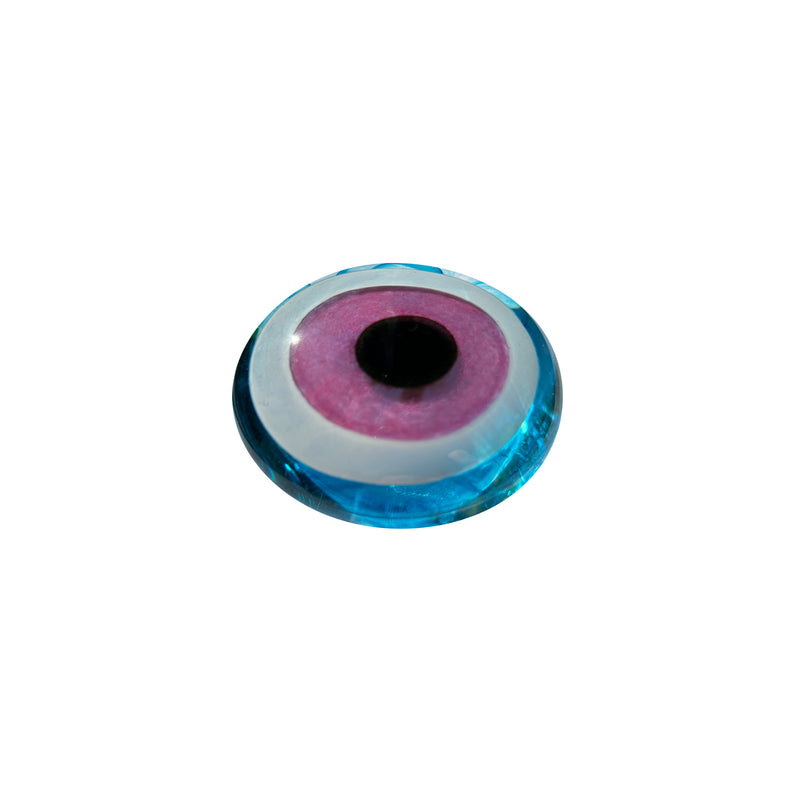 Turkuaz mavi ve pembe goz boncugu_Turquoise blue and pink evil eye bead amulet