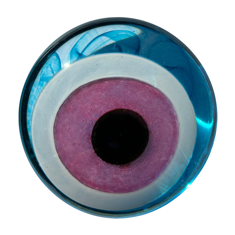 Turkuaz pembe cam nazarlik_Turquoise pink turquoise amulet